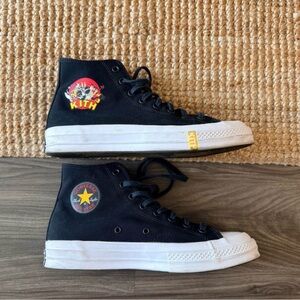 Kith x Converse Black High-Top Sneakers